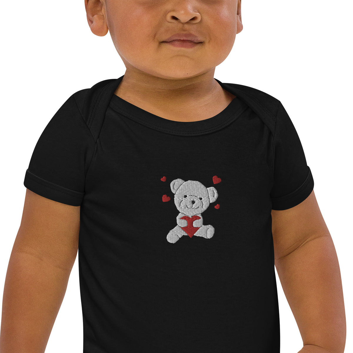 DerWutKnut - Baby-Body aus Bio-Baumwolle mit Stick