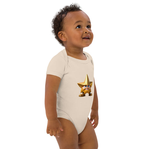 Glatzenfefe - Baby-Body aus Bio-Baumwolle mit Druck