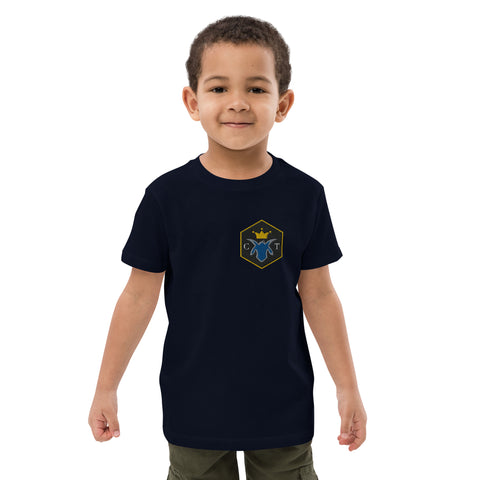 chief_tobi - Kinder-T-Shirt aus Bio-Baumwolle mit Stick