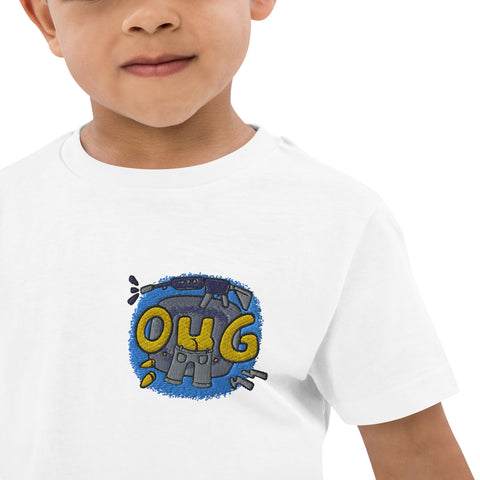 chief_tobi - Kinder-T-Shirt aus Bio-Baumwolle mit Stick