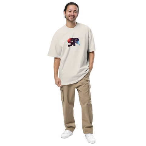 Simonrl9 - Oversized T-Shirt mit verwaschenem Look und Druck