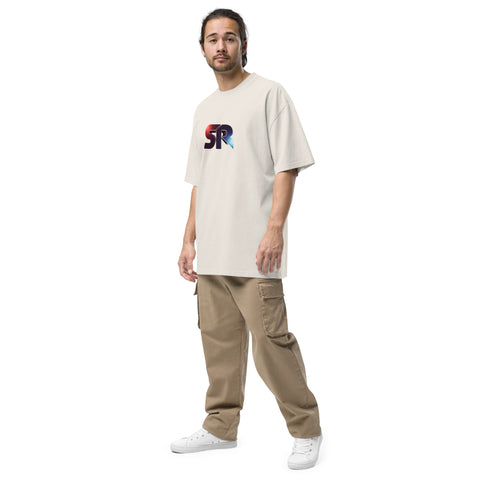Simonrl9 - Oversized T-Shirt mit verwaschenem Look und Druck