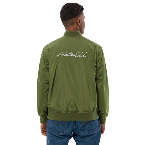 Aikatsu666 - Recycelte-Premium-Bomberjacke mit beidseitigem Stick