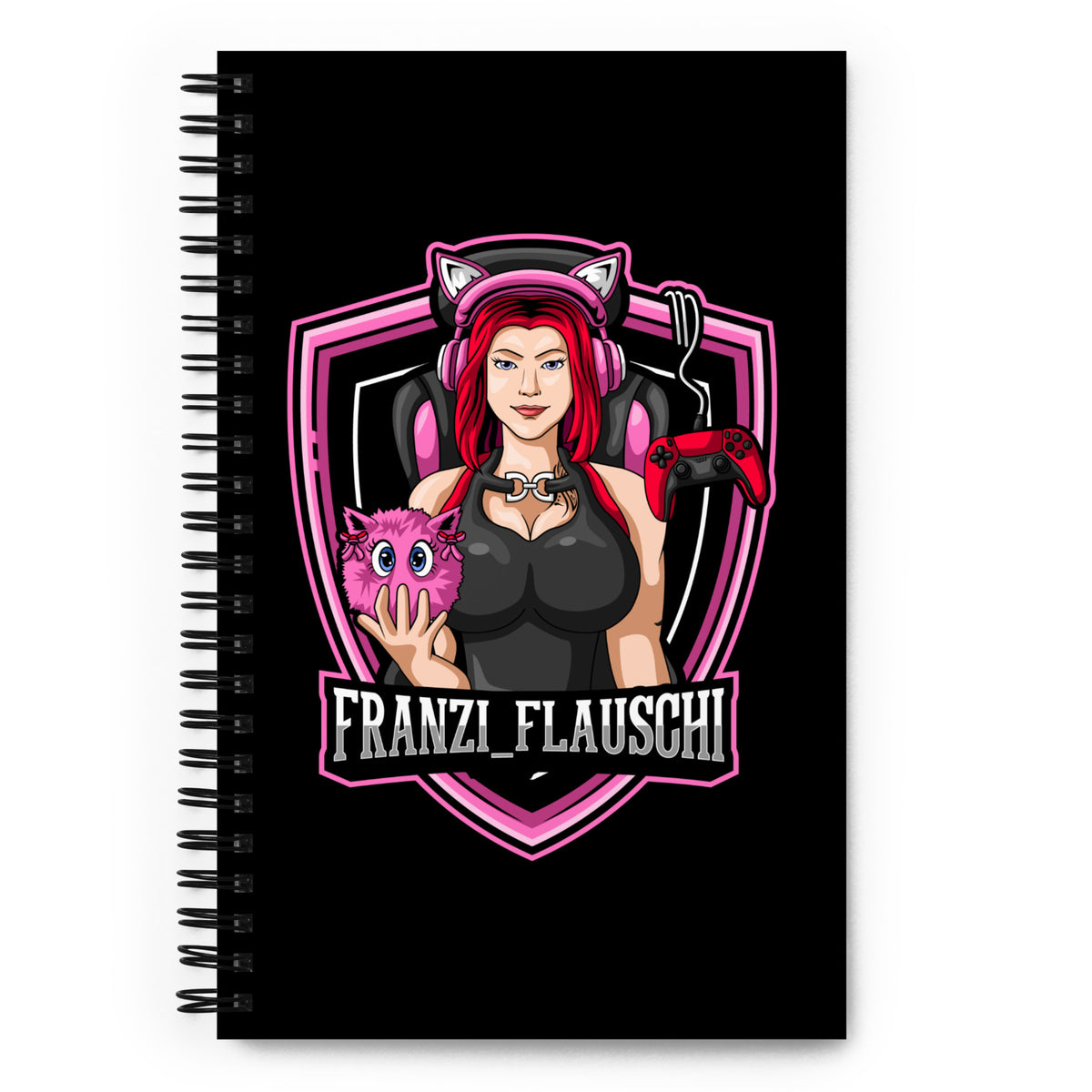 Franzi_Flauschi - Spiral-Notizblock