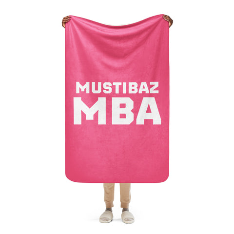 Mustibaz - Sherpa-Decke mit Druck