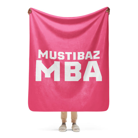 Mustibaz - Sherpa-Decke mit Druck