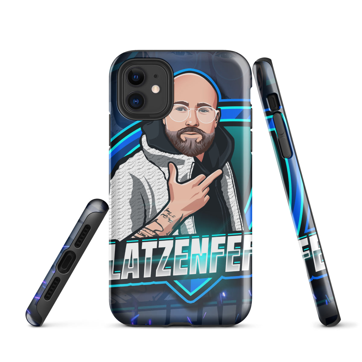 Glatzenfefe - Hardcase-iPhone®-Hülle