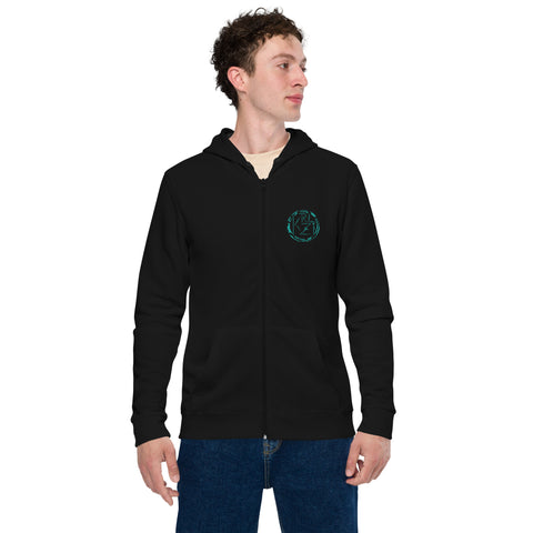 KryzzLi - Unisex-Zip-Hoodie mit beidseitigem Druck
