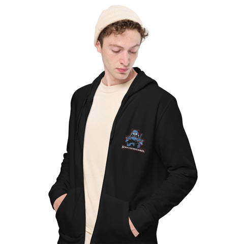 schultzemichael - Unisex-Zip-Hoodie mit Stick