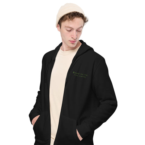 Arktiso - Unisex-Zip-Hoodie mit beidseitigem Druck