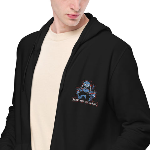 schultzemichael - Unisex-Zip-Hoodie mit Stick