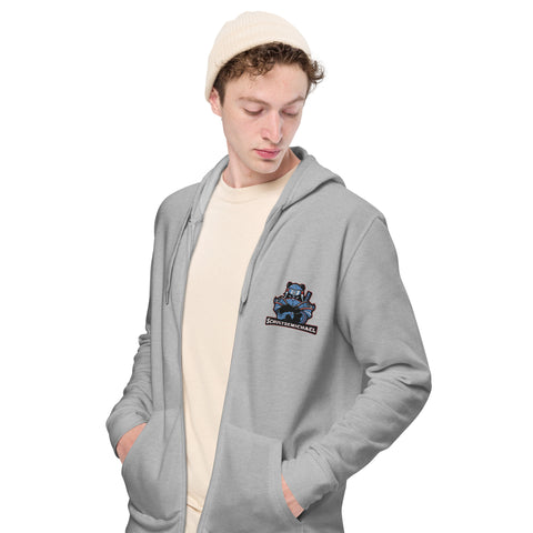 schultzemichael - Unisex-Zip-Hoodie mit Stick