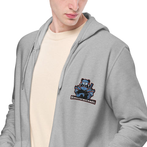 schultzemichael - Unisex-Zip-Hoodie mit Stick