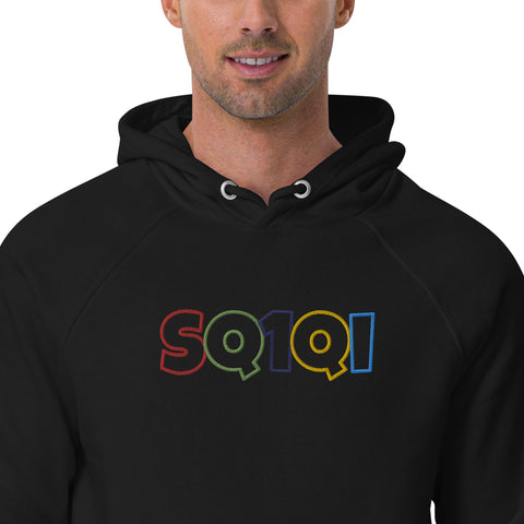 SQ1QI - Pride-Unisex-Bio-Hoodie mit Stick