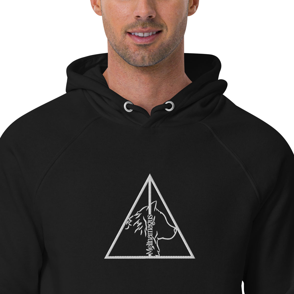 Melinamagus - Unisex-Bio-Hoodie mit Stick