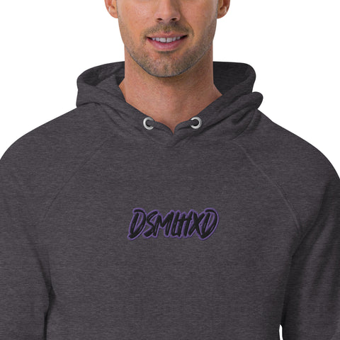 DasMelohxD - Unisex-Bio-Raglan-Hoodie mit Stick