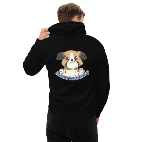 Annatommsy - Unisex-Hoodie mit beidseitigem Druck