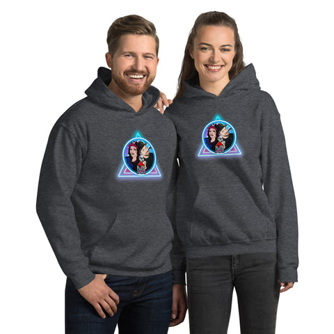 MrAndMrsLVLUp - Unisex-Hoodie mit Druck