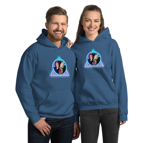 MrAndMrsLVLUp - Unisex-Hoodie mit Druck