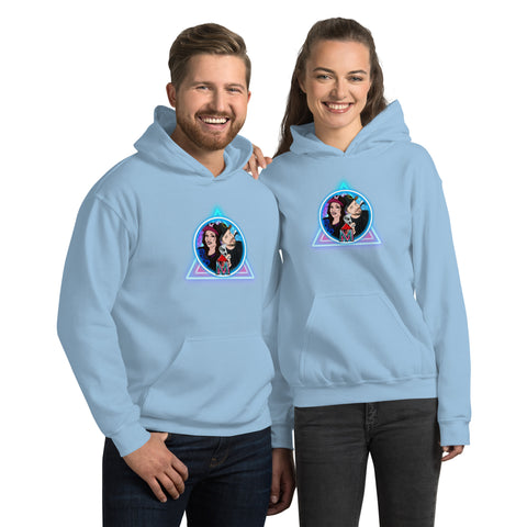MrAndMrsLVLUp - Unisex-Hoodie mit Druck