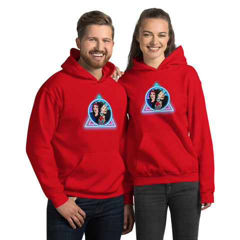 MrAndMrsLVLUp - Unisex-Hoodie mit Druck