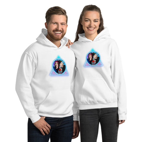 MrAndMrsLVLUp - Unisex-Hoodie mit Druck