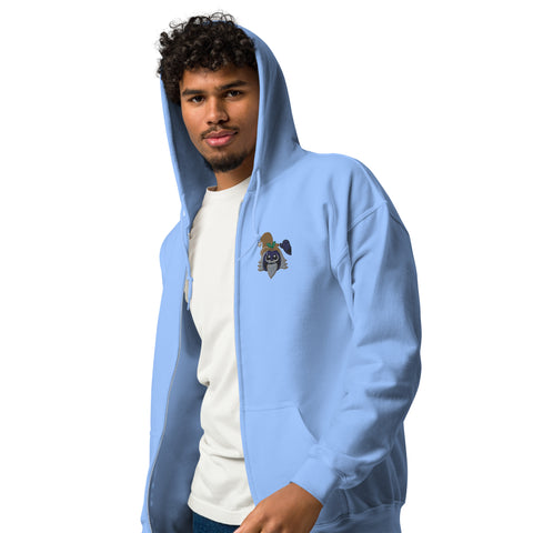 Gworack - Unisex-Zip-Hoodie mit Stick