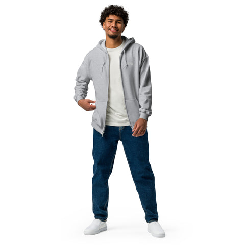 Meerkat_78 - Unisex Heavy-Blend Zip Hoodie mit Stick