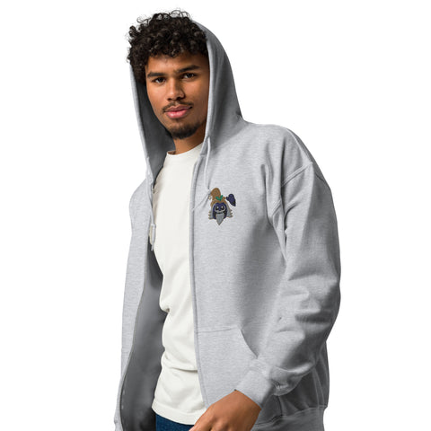 Gworack - Unisex-Zip-Hoodie mit Stick