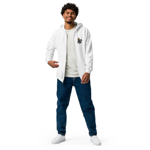 Gworack - Unisex-Zip-Hoodie mit Stick