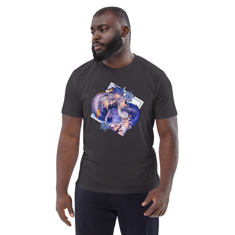 icykaty - Unisex-T-Shirt "ComeToMe" aus Bio-Baumwolle mit Druck