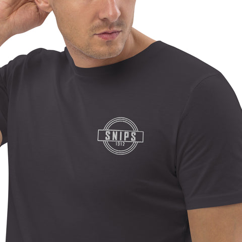 SNIPS1912 - Unisex-T-Shirt aus Bio-Baumwolle mit Stick