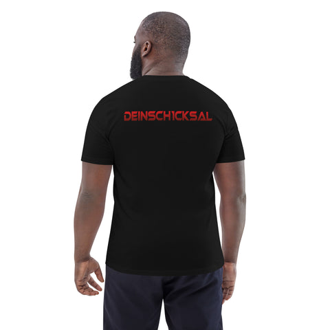 DeinSch1cksal - Herren-T-Shirt aus Bio-Baumwolle mit Stick und Druck