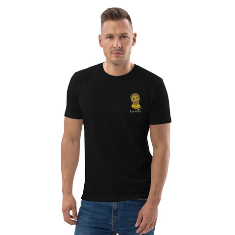 luciana_lionsister - Herren-T-Shirt aus Bio-Baumwolle mit Stick