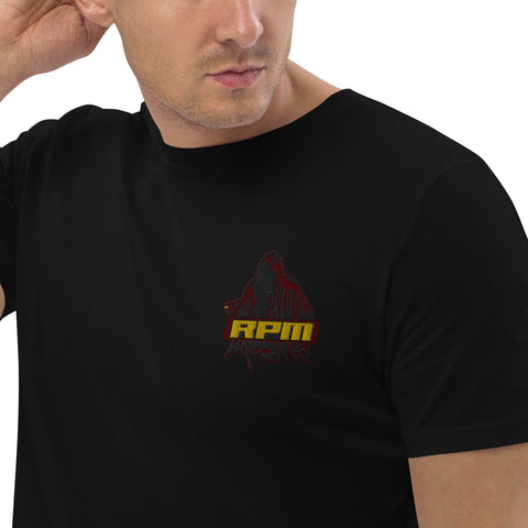 RPM - Herren-T-Shirt aus Bio-Baumwolle mit Stick