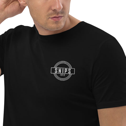 SNIPS1912 - Unisex-T-Shirt aus Bio-Baumwolle mit Stick