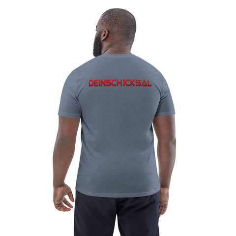 DeinSch1cksal - Herren-T-Shirt aus Bio-Baumwolle mit Stick und Druck