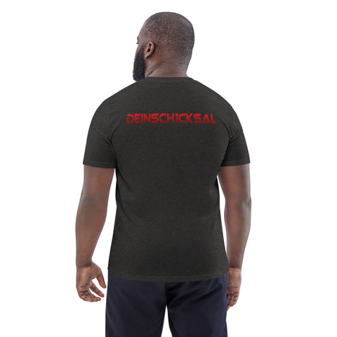 DeinSch1cksal - Herren-T-Shirt aus Bio-Baumwolle mit Stick und Druck