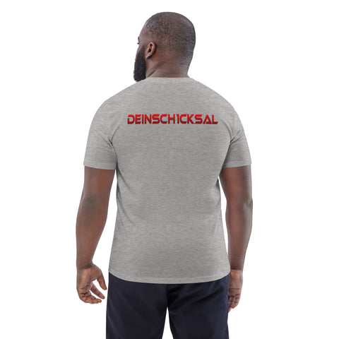 DeinSch1cksal - Herren-T-Shirt aus Bio-Baumwolle mit Stick und Druck