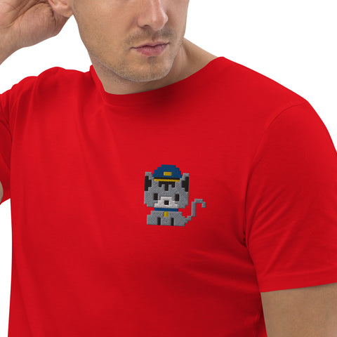 feistmiramliebsten - Herren-T-Shirt aus Bio-Baumwolle mit Stick