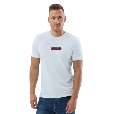 Sekiriko - Unisex-T-Shirt aus Bio-Baumwolle mit Stick