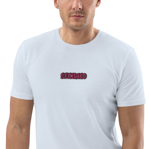 Sekiriko - Unisex-T-Shirt aus Bio-Baumwolle mit Stick