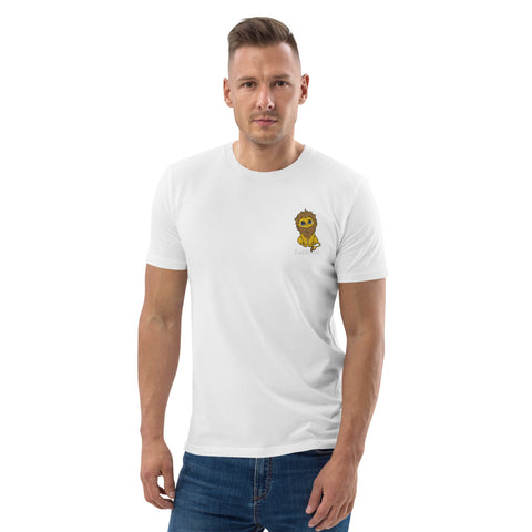 luciana_lionsister - Herren-T-Shirt aus Bio-Baumwolle mit Stick