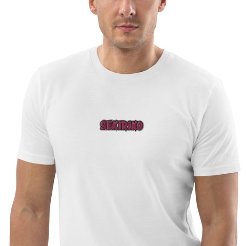 Sekiriko - Unisex-T-Shirt aus Bio-Baumwolle mit Stick