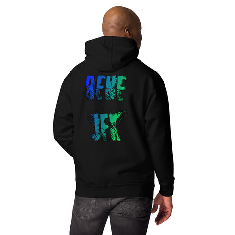 rene_jfk - Unisex-Premium-Hoodie mit Stick und Druck