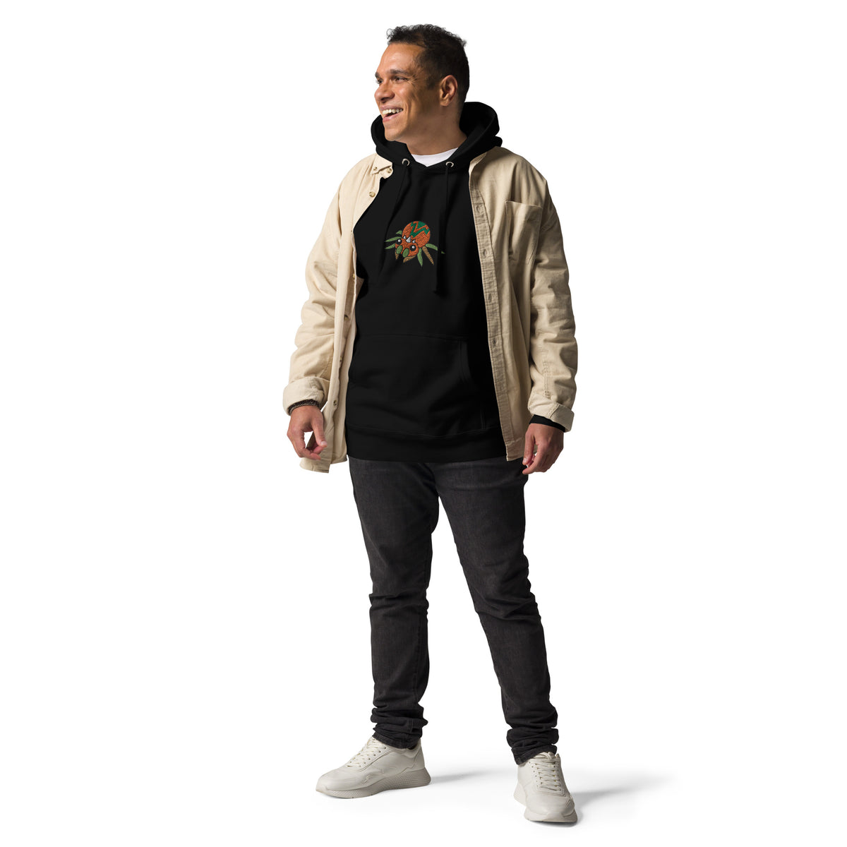 Arukenie - Unisex-Premium-Hoodie mit Stick