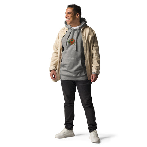 Arukenie - Unisex-Premium-Hoodie mit Stick