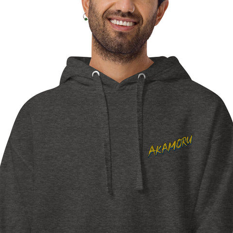 Akamoru - Unisex-Premium-Hoodie mit Stick