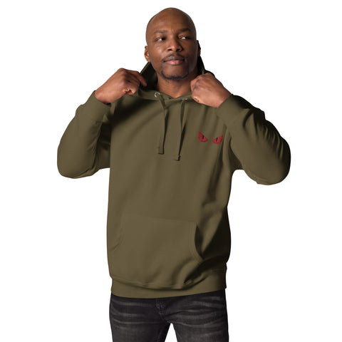 atzebronko87 - Unisex-Premium-Hoodie mit Stick und Druck