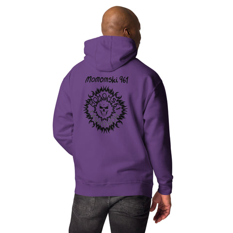 Momomski961 - Unisex-Premium-Hoodie mit Stick und Druck